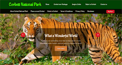 Desktop Screenshot of corbettnationalpark.com